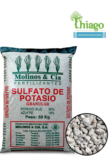Sugerencia: SULFATO DE POTASIO GRANULADO X 50 KG 