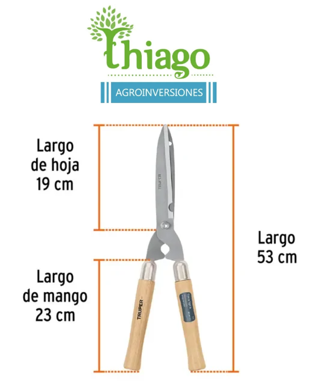 
TIJERA PARA PODA 53 CM LIGERA TRUPER 18376

