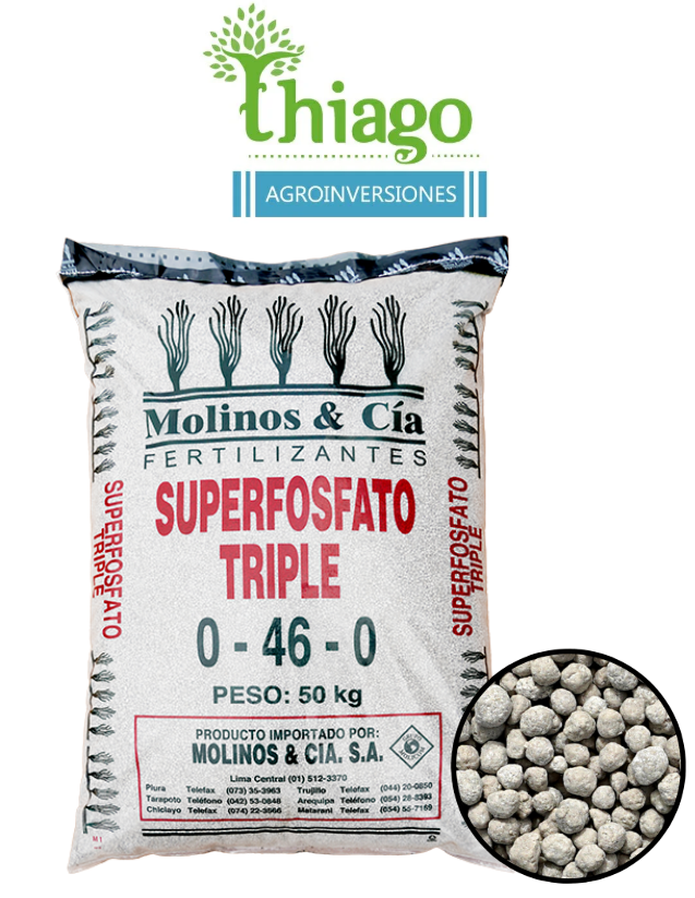 SUPERFOSFATO TRIPLE X 50 KG 