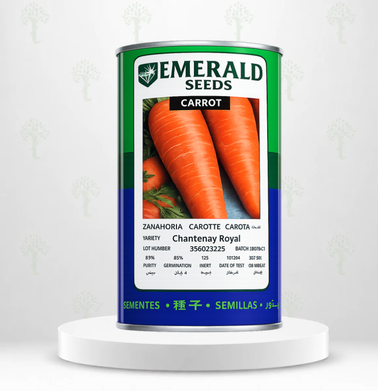 SEMILLA DE ZANAHORIA ROYAL CHANTENAY X 500 GR 